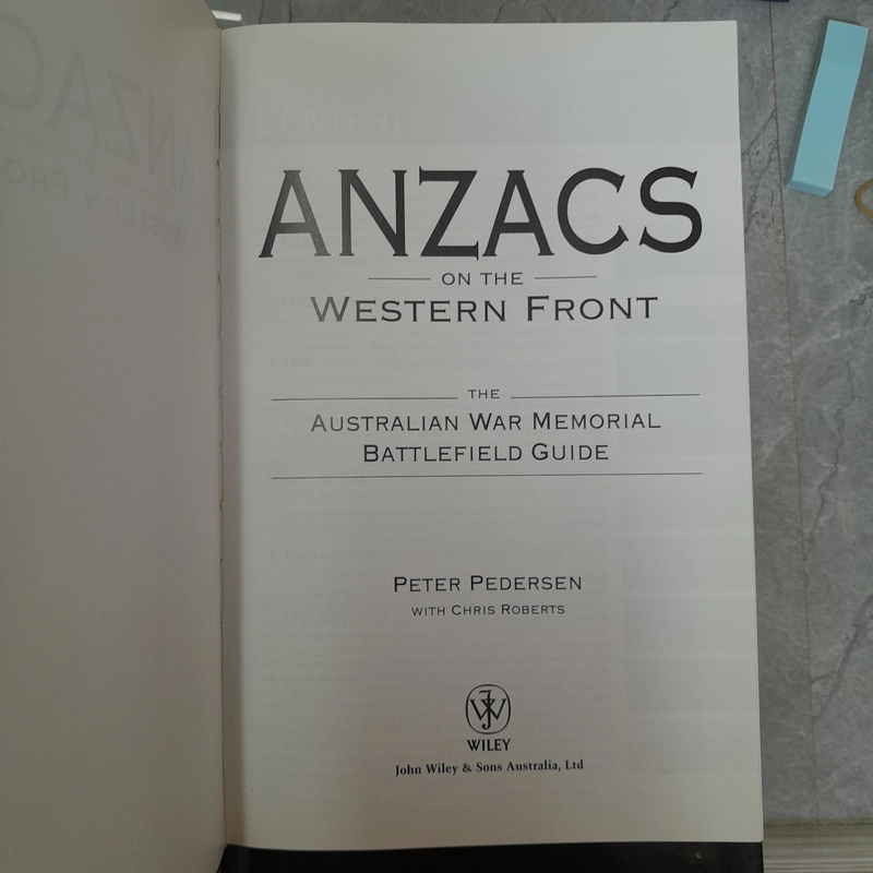 Anzacs On The Western Front 387446