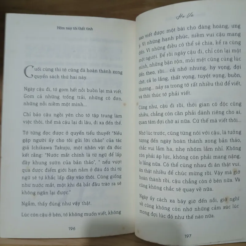 Hôm Nay Tôi Thất Tình - Hạ Vũ 783143