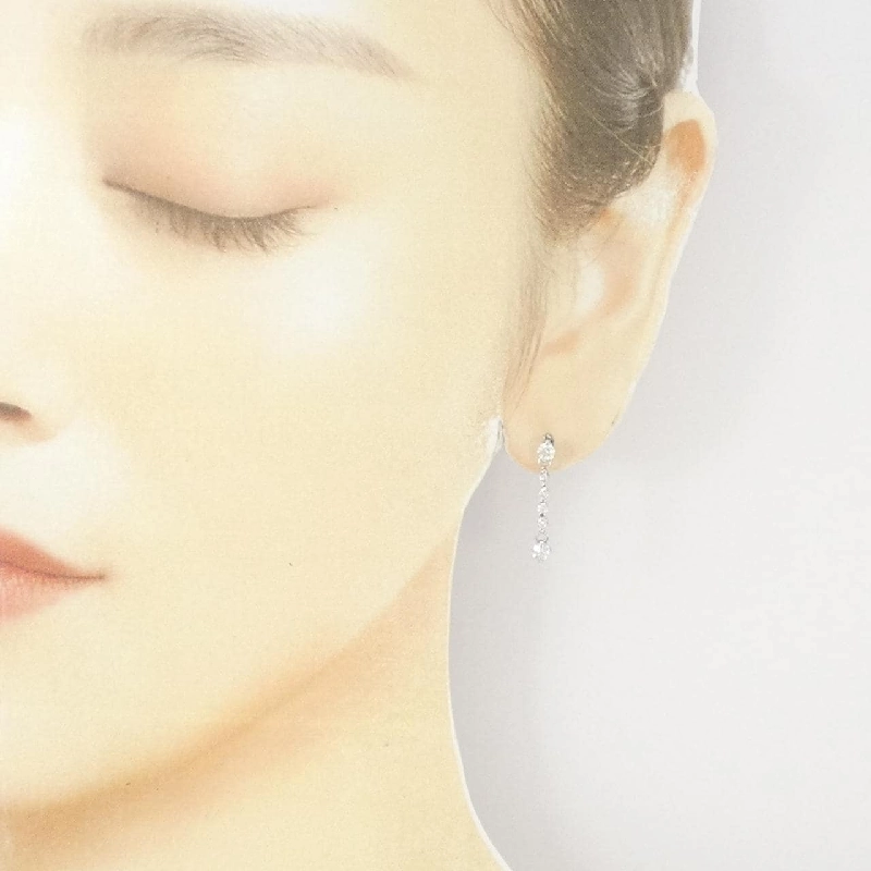 K18WG Bông tai kim cương 0.70CT - Hàng hiệu Chính hãng 869394