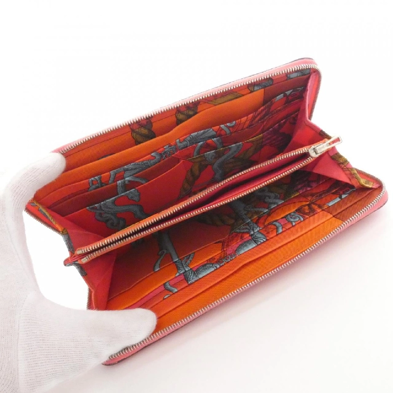 Ví Hermes DELLA CAVALLERIA lụa cổ điển 069645CK 620819