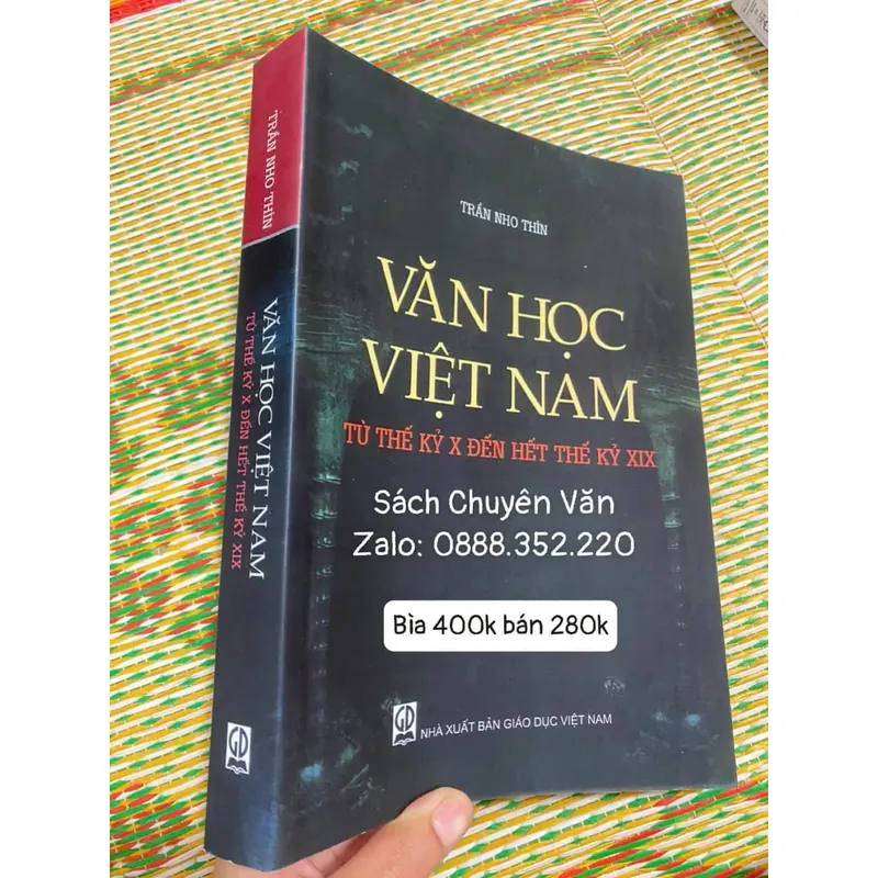 VĂN HỌC VIỆT NAM TỪ TK X ĐẾN HẾT TK XIX - TRẦN NHO THÌN   590571