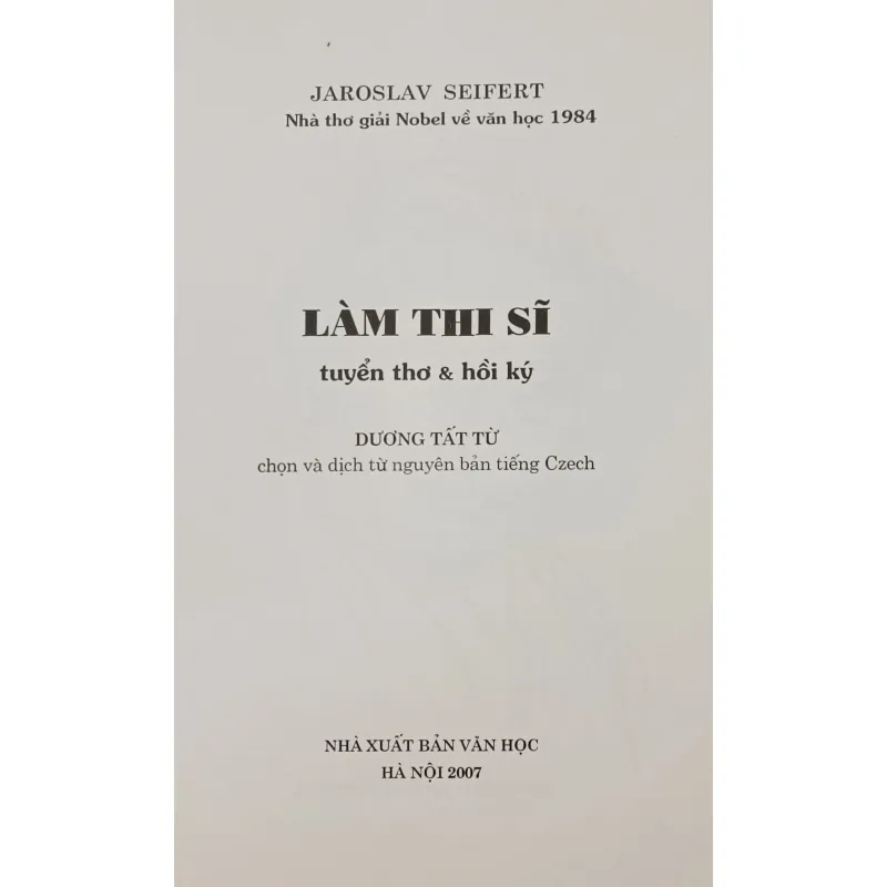 Làm thi sĩ (Seifert) 934471