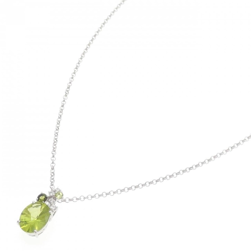 K18WG Peridot Necklace 2.26CT - Hàng hiệu Chính hãng 856484