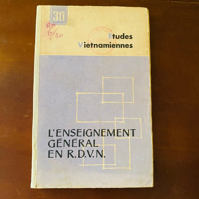 Etudes Vietnamiennes: L'enseignement Général en R.D.V.N.  473732