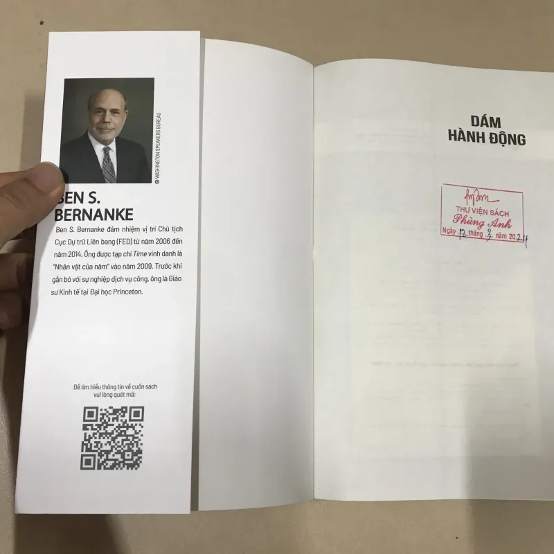 Dám Hành Động - Ben S. Bernanke 1002704
