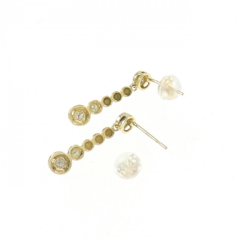 Bông tai kim cương K18YG 0.20CT - Hàng hiệu Chính hãng 871083