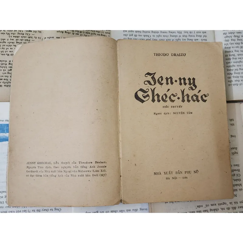 JENNIE GERHARDT - Nhà văn người Mỹ Theodore Dreiser 703810