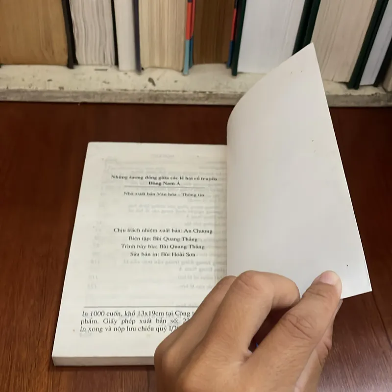 II Tựa sách: Những Tương Đồng Giữa Các Lễ Hội Cổ Truyền Đông Nam Á - Trần Bình Minh - 2000 589101