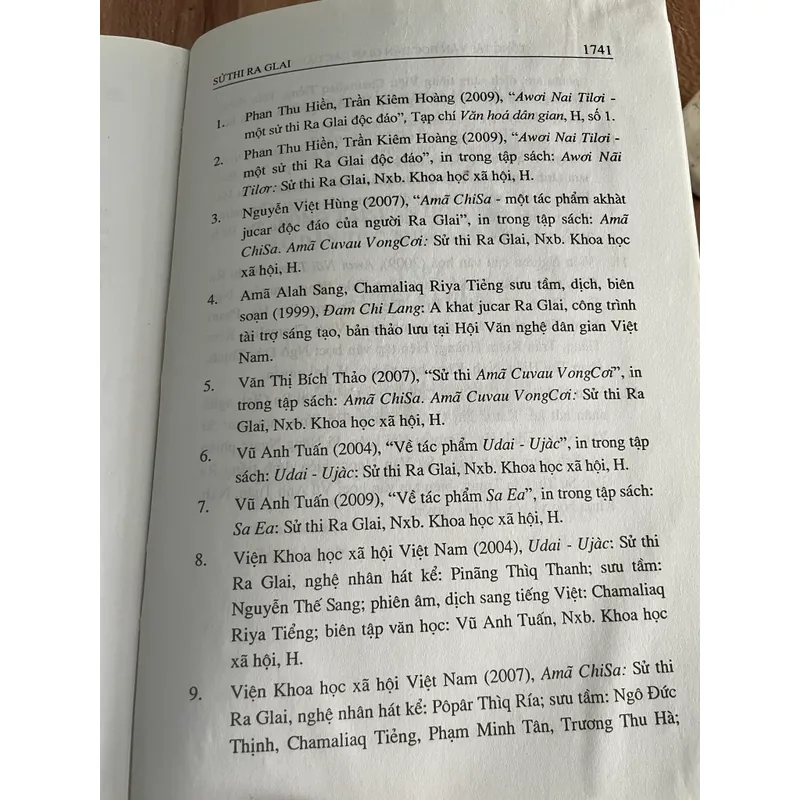 Sử thi Gia Rai , 1600 trang, khổ lớn, bìa cứng  594724