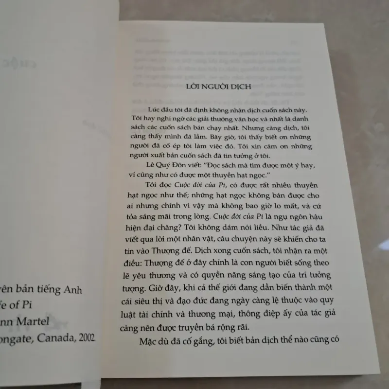 Cuộc Đời Của Pi ( Tái bản 2019) 792120
