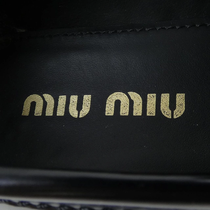 Giày lười da chải MIU MIU 5D773D 660099