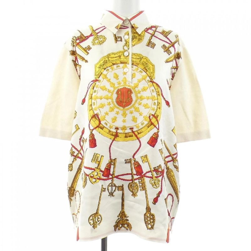 HERMES LES CLES Tulle Reine. Áo - Hàng hiệu Chính hãng 811025