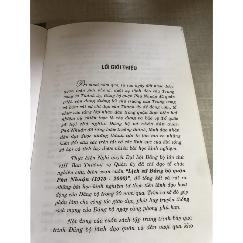 Lịch sử Đảng bộ quận Phú Nhuận 780655