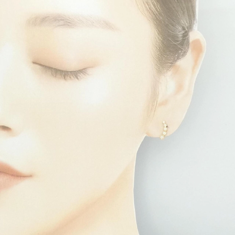 K18YG Bông tai kim cương 0.20CT - Hàng hiệu Chính hãng 867421