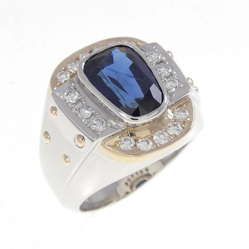 Nhẫn Sapphire PT900/K18YG 4.02CT - Hàng hiệu Chính hãng 847947