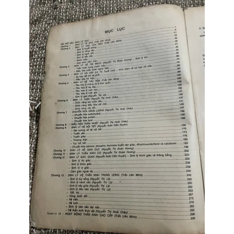 Sinh lý học, in năm 1991, Đại học Y dược Tp Hồ Chí Minh 1021241