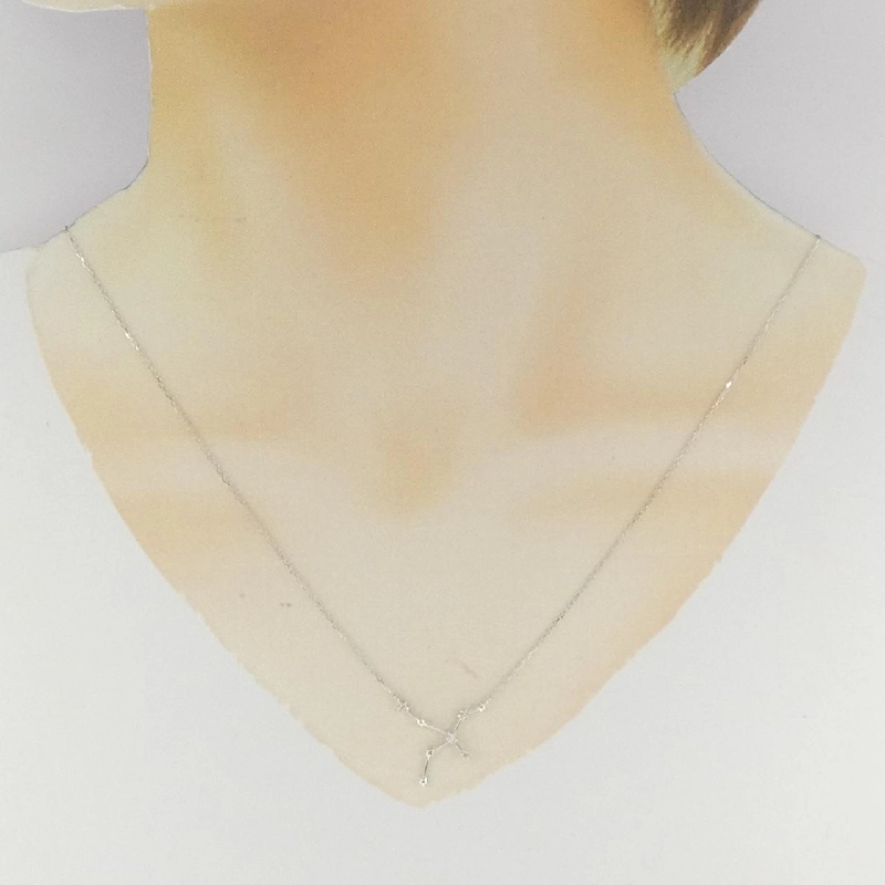 K10WG Ngôi sao Kim cương Dây chuyền 0.04CT - Hàng hiệu Chính hãng 860938