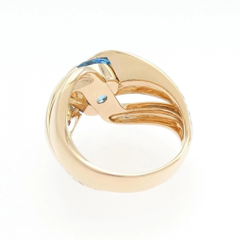 Nhẫn Blue Topaz K18PG - Hàng hiệu Chính hãng 848528