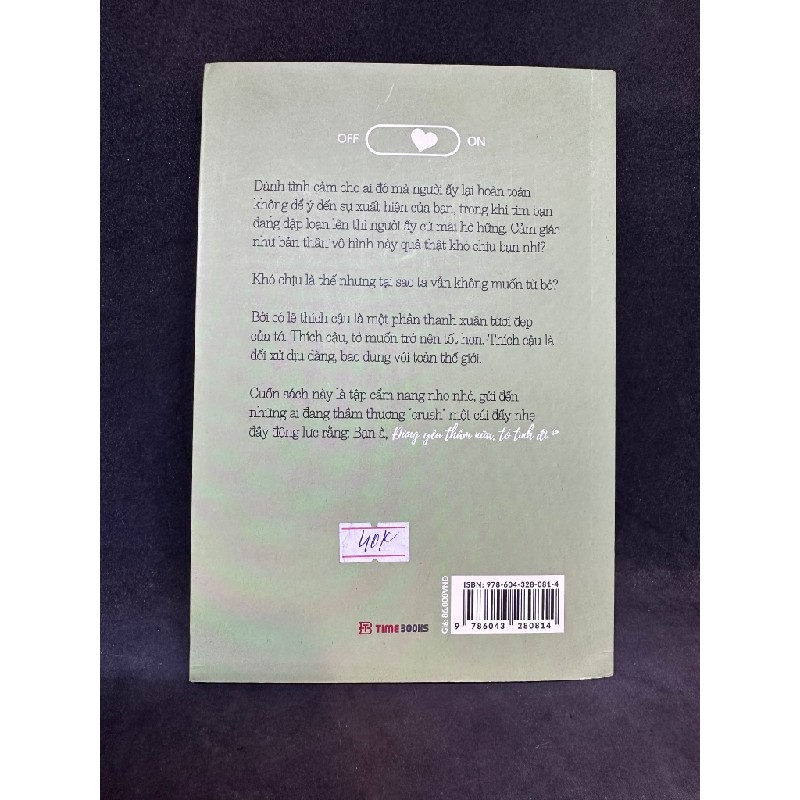 Đừng yêu thầm nữa tỏ tình đi (2021) Trần Minh Phương Thảo. Mới 90% SBM1311 Oreka-Blogmeo 62110