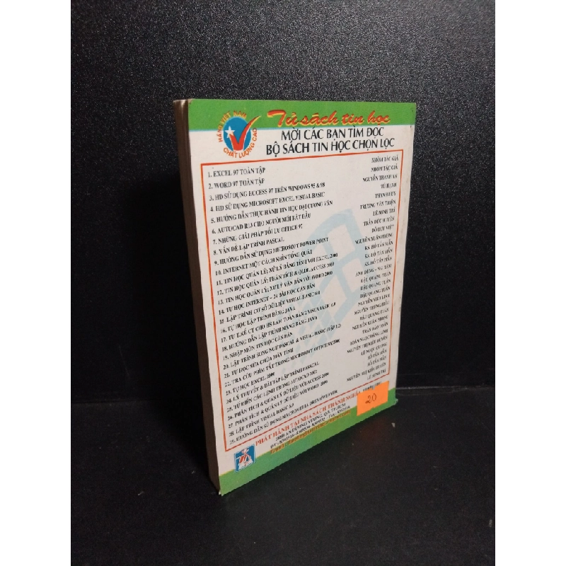 Sổ tay tra cứu phím tắt trong microsoft office mới 80% ố có viết trang cuối 2001 HCM1001 Tn. Wide Group GIÁO TRÌNH, CHUYÊN MÔN 380384