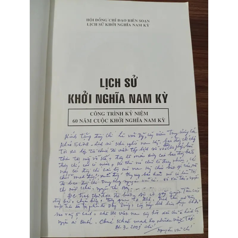 SÁCH LỊCH SỬ KHỞI NGHĨA NAM KỲ 730537
