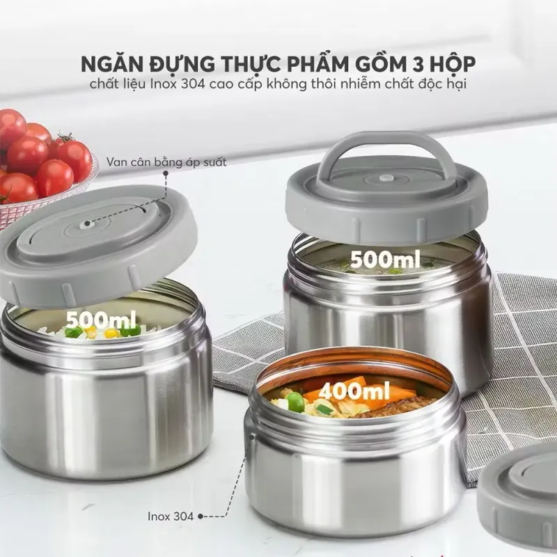 Bộ đựng cơm văn phòng elmich 1032926