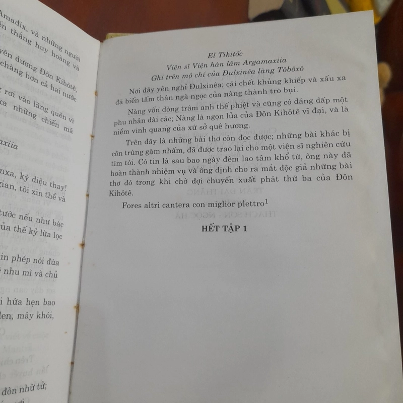 ĐÔN KIHÔTÊ nhà quý tộc tài ba xứ Mantra (trọn bộ 2 tập) 447190