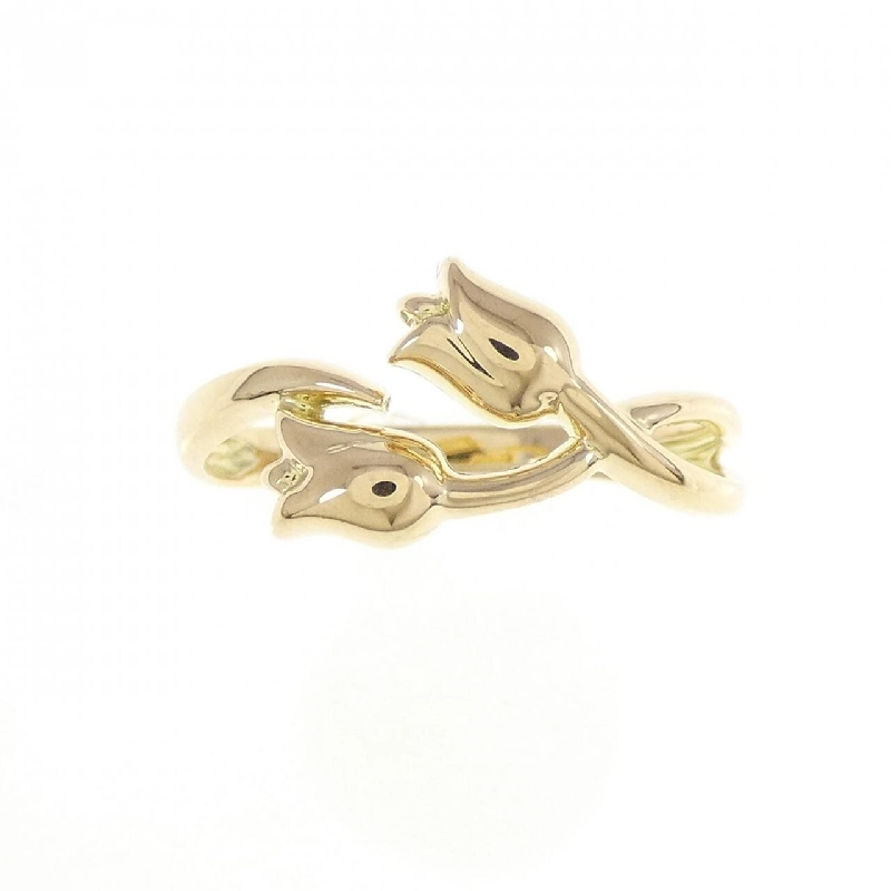 Nhẫn hoa K18YG 673207