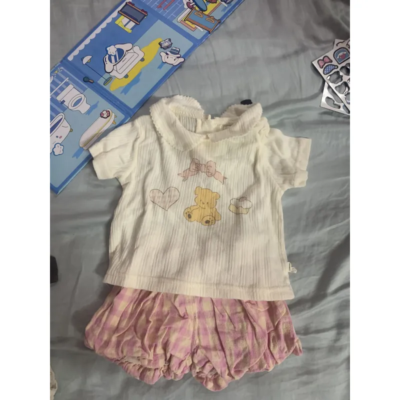 Set bộ bé gái quần bí xinh xắn size 80 1030304