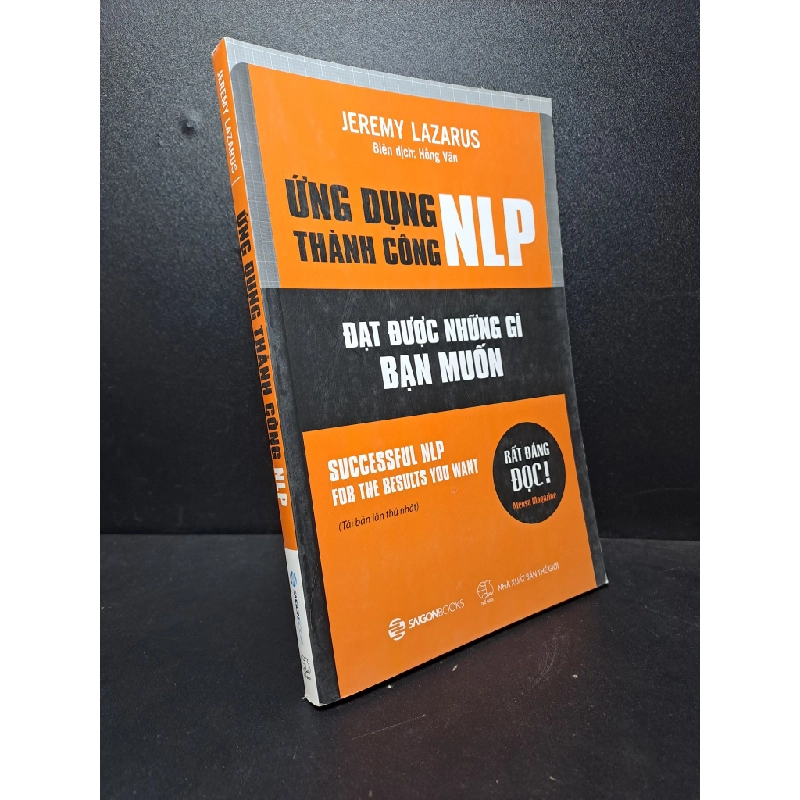 Ứng dụng thành công NLP Jeremy Lazarus - TB lần 1 2018 mới 95% HCM.ASB2512 kỹ năng tư duy 341475