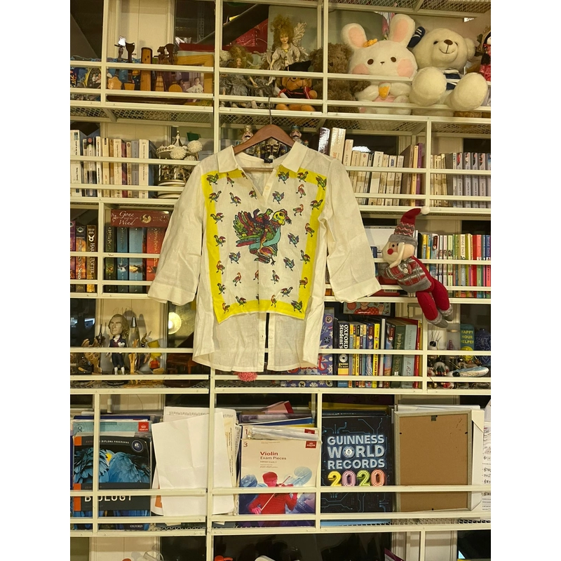 Áo sơ mi hình chim, Size M 528194