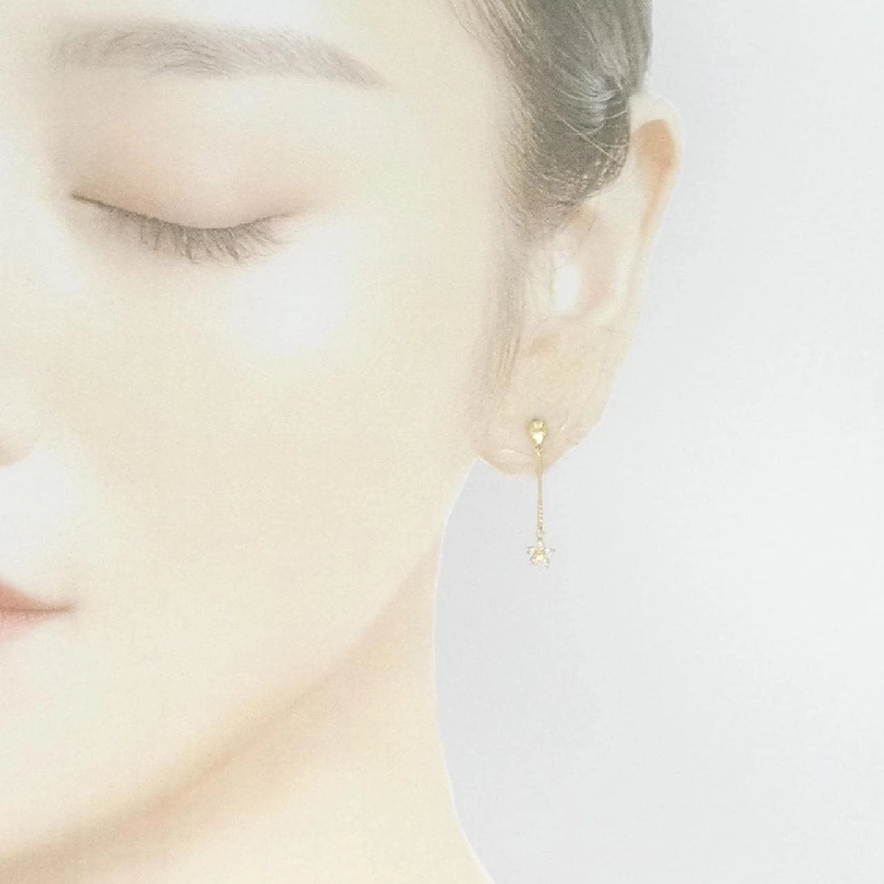 K18YG Bông tai hoa kim cương 0.20CT - Hàng hiệu Chính hãng 871111