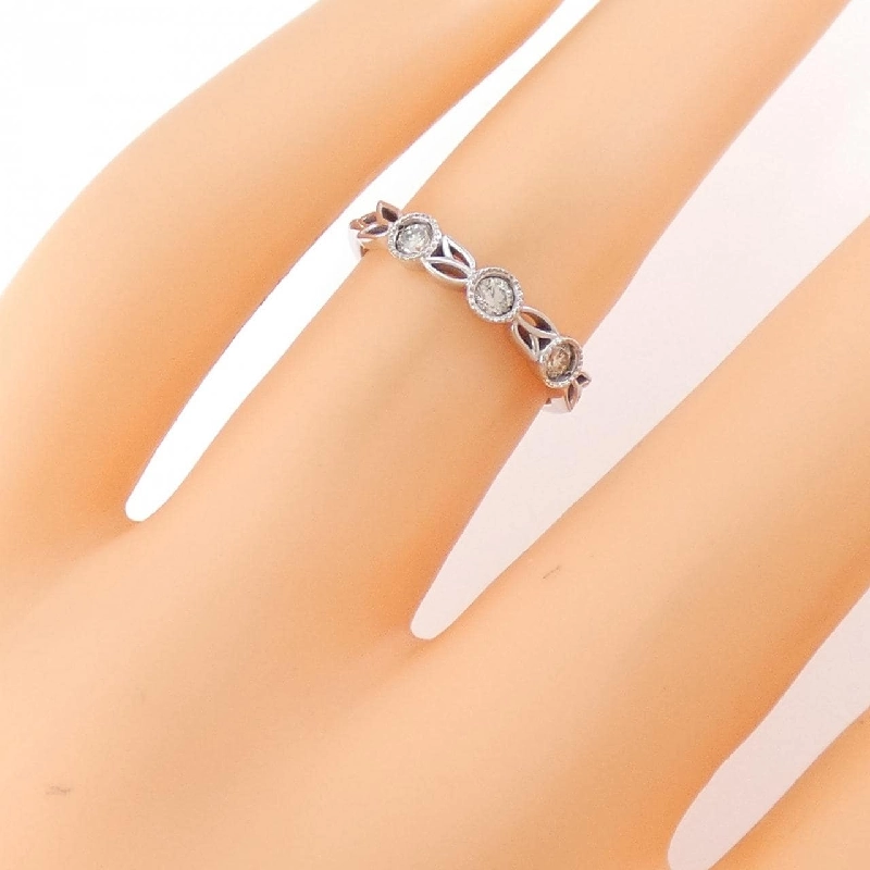 Nhẫn kim cương K10WG 0.15CT 670308