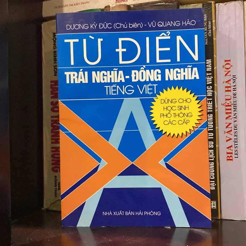 TỪ ĐIỂN TRÁI NGHĨA - ĐỒNG NGHĨA TIẾNG VIỆT (XB 2002) 606516