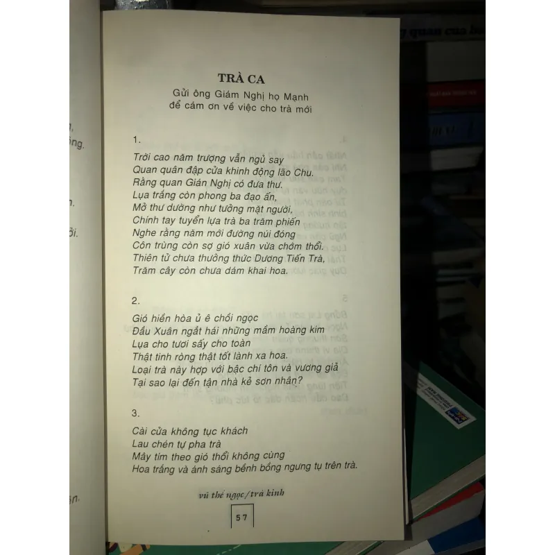 Trà kinh - Vũ Thế Ngọc 936875