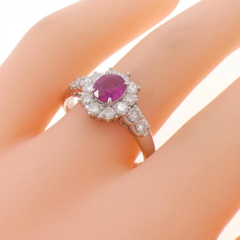 Nhẫn Ruby PT900 0.68CT - Hàng hiệu Chính hãng 849501