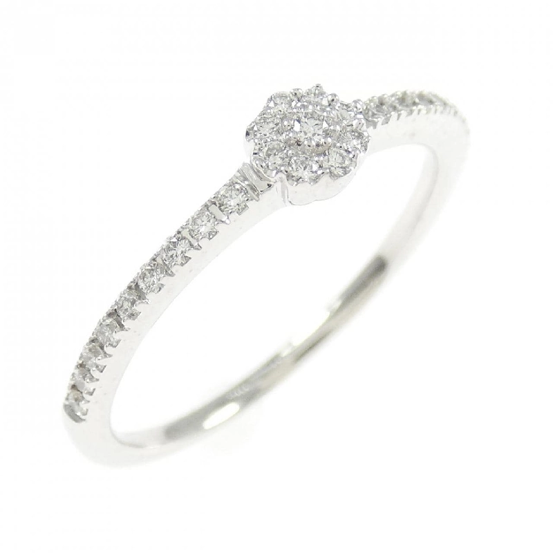 Nhẫn kim cương hoa K18WG 0.14CT - Hàng hiệu Authentic 854731