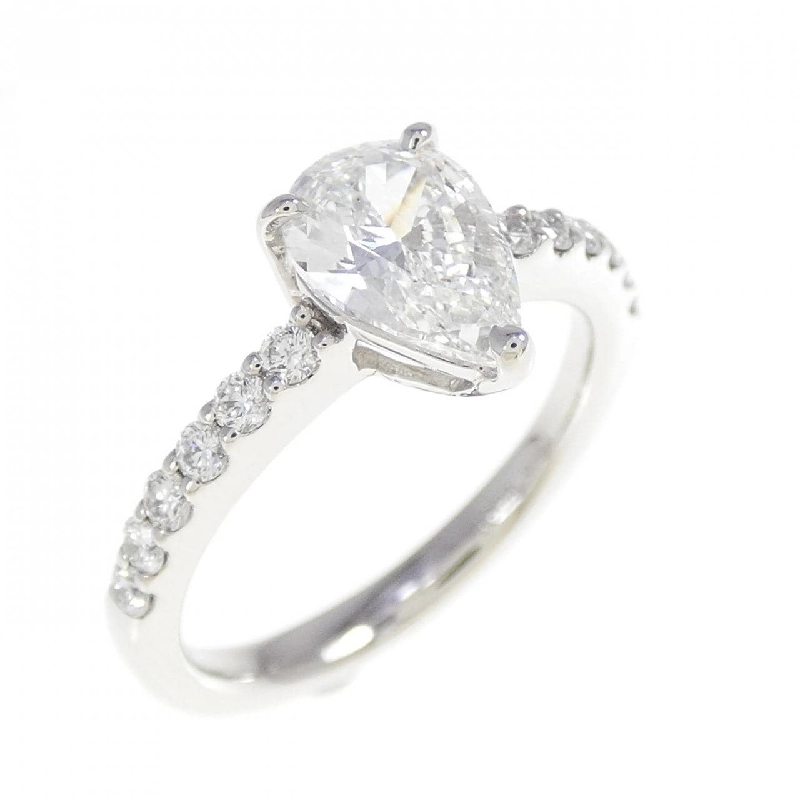 Nhẫn kim cương PT900 1.001CT G SI1 cắt hình fancy - Hàng hiệu Authentic 871466