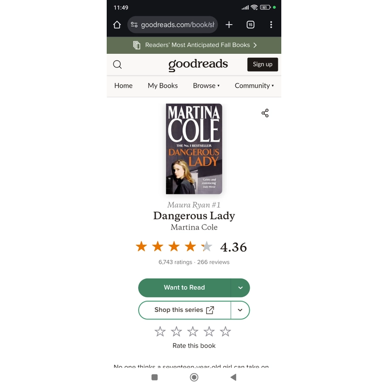 Dangerous Lady -
Martina Cole 541031