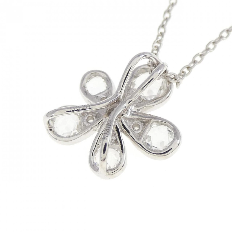 K18WG Hoa Hồng Kim Cương Dây Chuyền 0.30CT - Hàng hiệu Chính hãng 863380