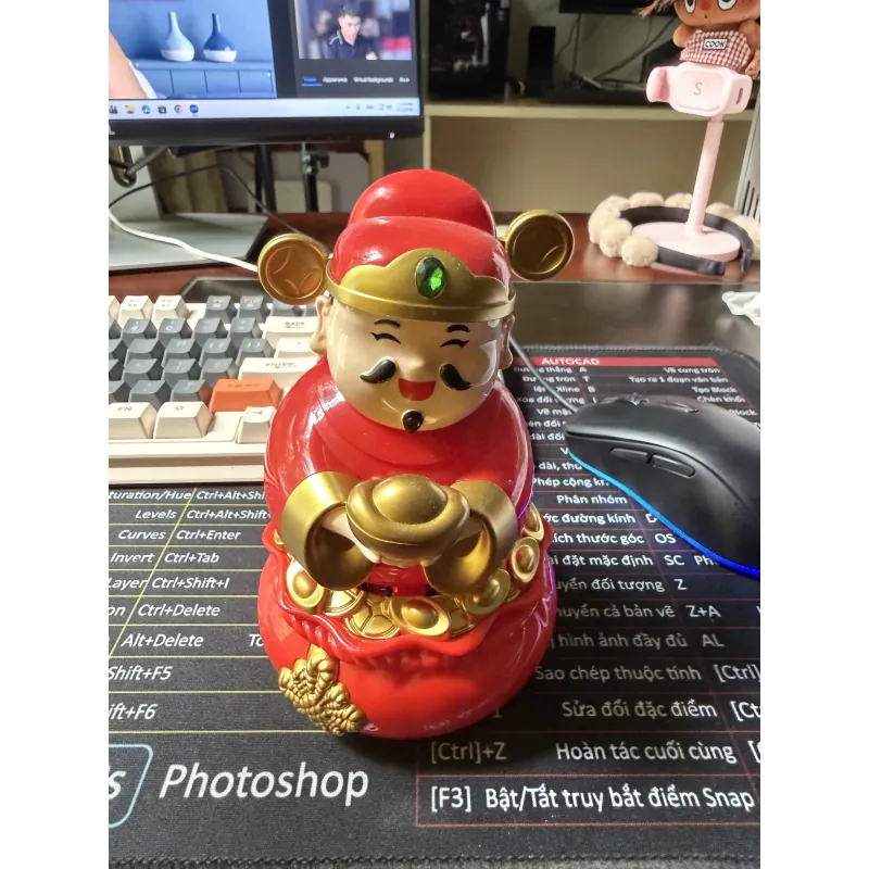 Thần tài lắc lư chạy năng lượng mặt trời 1017722