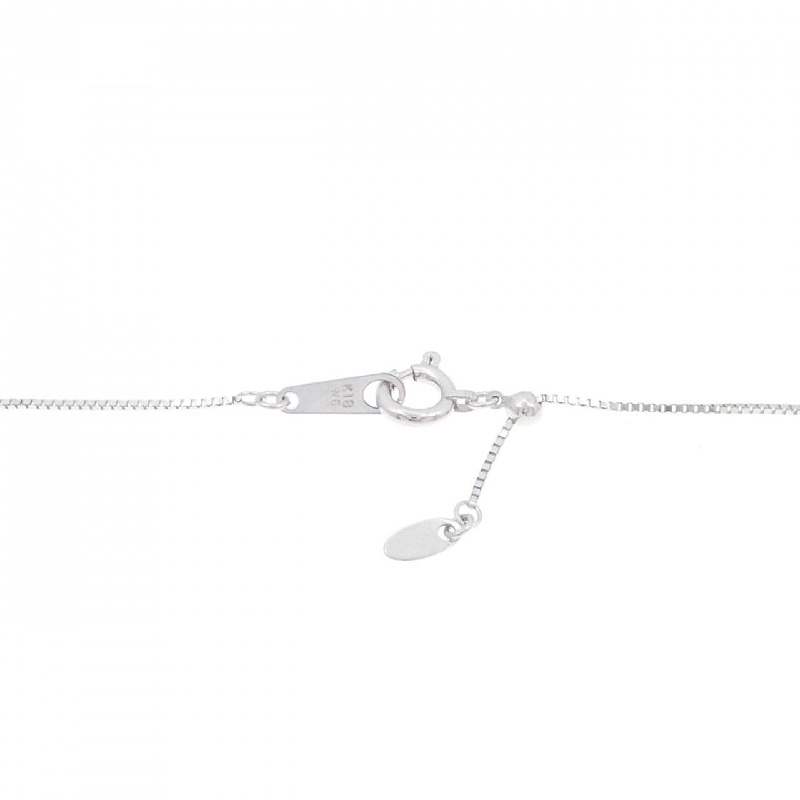 K18WG Hoa Kim Cương Dây Chuyền 0.18CT - Hàng hiệu Chính hãng 860837