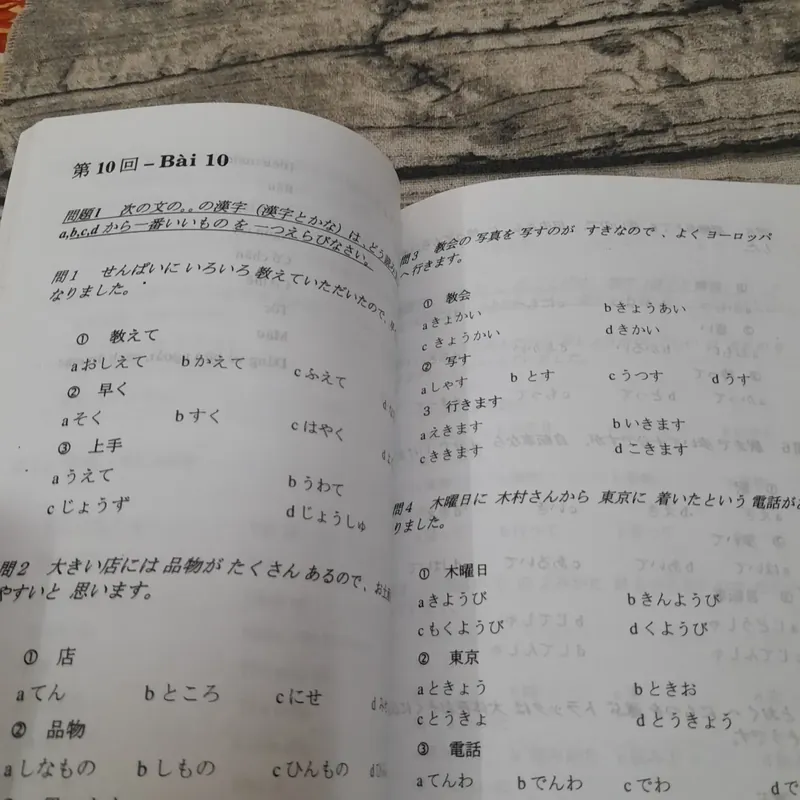 Sách Hướng dẫn Luyện thi tiếng Nhật sơ cấp 655747