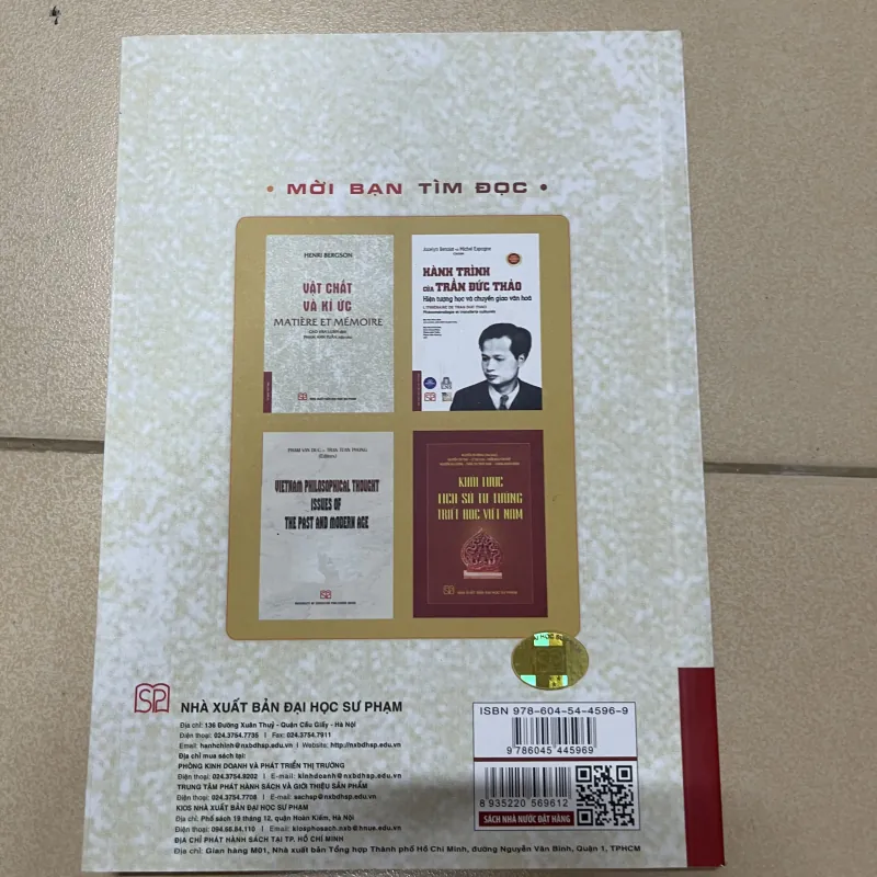 Ý Thức Luận - Henri Bergson  (c43) 975415