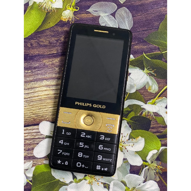 Điện Thoại Philips Xenium E570 Gold 24K Cực Hiếm - Độc Đáo - Sang Trọng 4124