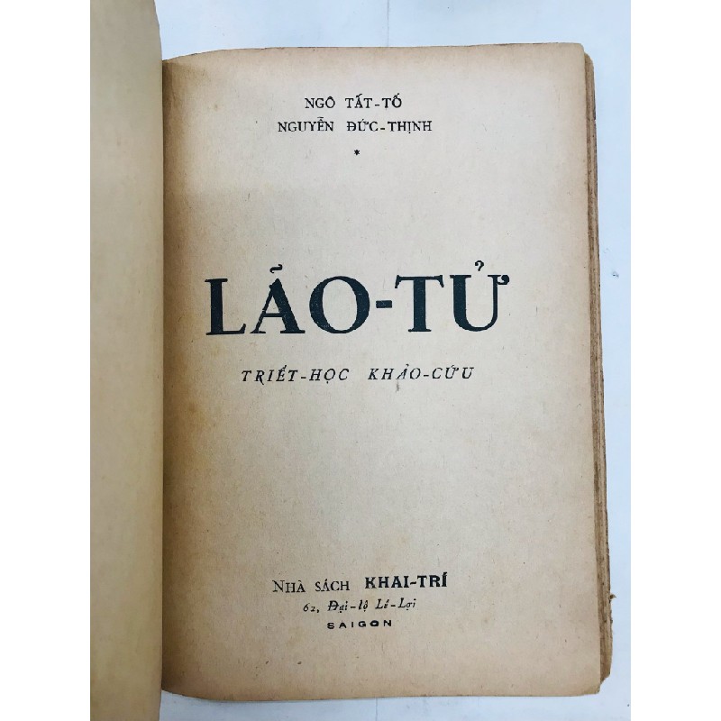 LÃO TỬ - NGÔ TẤT TỐ 128885