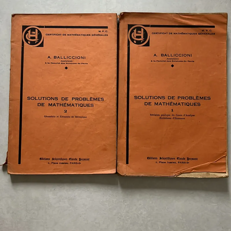 Solutions de problemes de mathematiques (2 tập) 561398