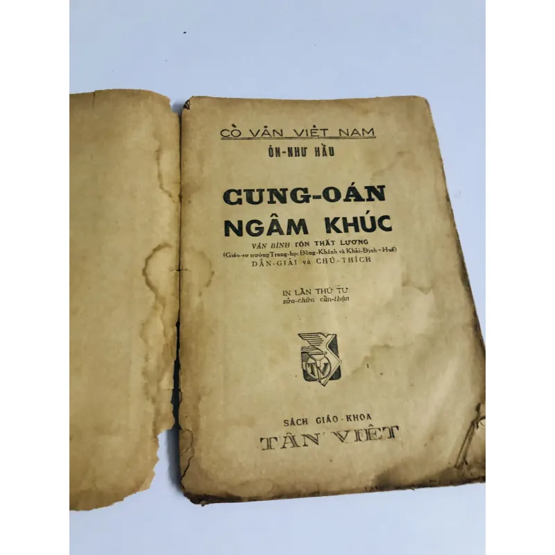 CUNG OÁN NGÂM KHÚC ( sách xưa) 795518