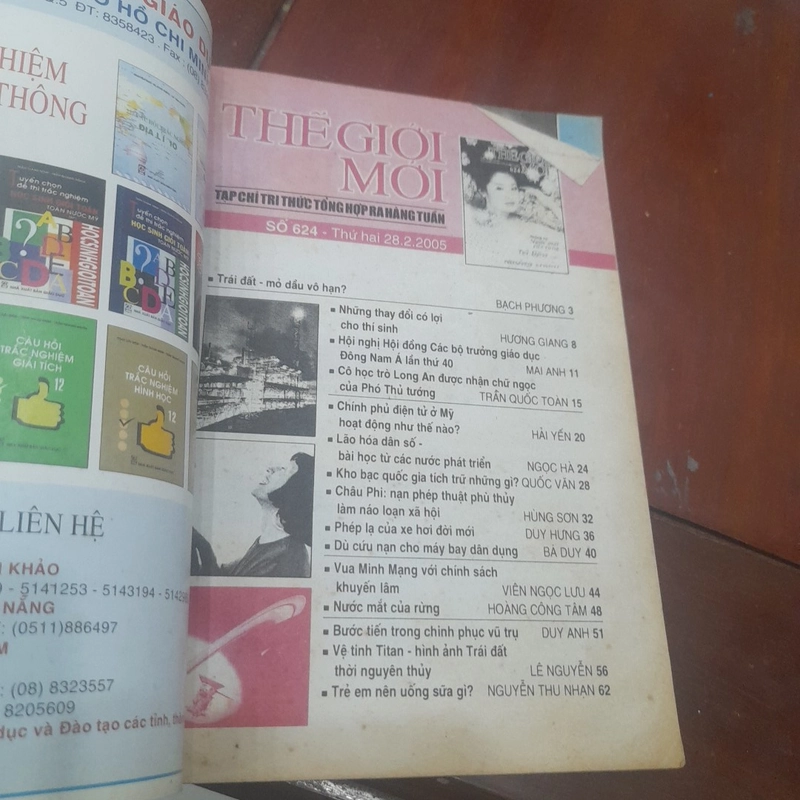 THẾ GIỚI MỚI số 624 ngày 28.2.2005 519435