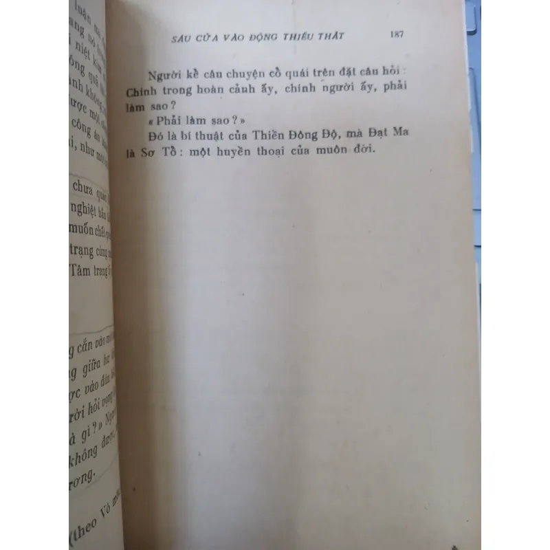 SÁU CỬA VÀO ĐỘNG THIẾU THẤT - BỒ ĐỀ ĐẠT MA (Trúc Thiên dịch) 932702